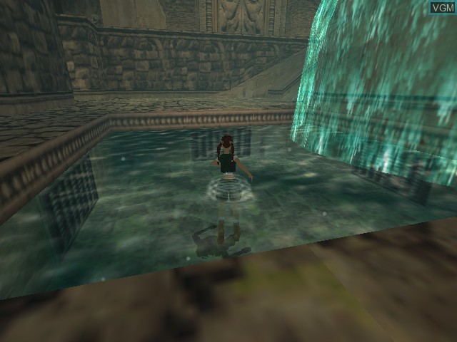 In-game screen of the game Tomb Raider - The Last Revelation on Sega Dreamcast