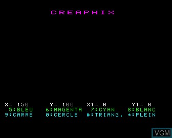 Créaphix - Dessin assisté par EXL100