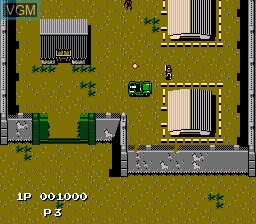 In-game screen of the game Final Commando - Akai Yousai on Nintendo Famicom Disk