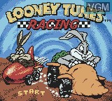 Title screen of the game Looney Tunes Racing on Nintendo Game Boy Color