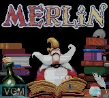 Title screen of the game Merlin on Nintendo Game Boy Color