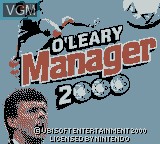 Title screen of the game O'Leary Manager 2000 on Nintendo Game Boy Color