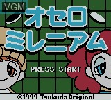 Title screen of the game Othello Millennium on Nintendo Game Boy Color