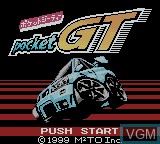 Title screen of the game Pocket GT on Nintendo Game Boy Color