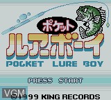 Title screen of the game Pocket Lure Boy on Nintendo Game Boy Color