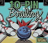 Title screen of the game 10 Pin Bowling on Nintendo Game Boy Color