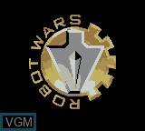 Title screen of the game Robot Wars - Metal Mayhem on Nintendo Game Boy Color