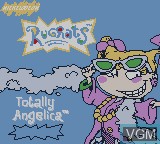 Title screen of the game Rugrats - Totally Angelica on Nintendo Game Boy Color