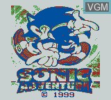 Title screen of the game Sonic 7 on Nintendo Game Boy Color