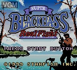 Title screen of the game Super Black Bass - Real Fight on Nintendo Game Boy Color
