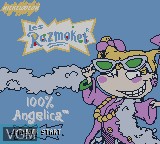Title screen of the game Razmoket, Les - 100% Angelica on Nintendo Game Boy Color