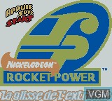 Title screen of the game Rocket Racer - La Glisse de l'Extrême on Nintendo Game Boy Color