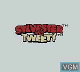 Title screen of the game Sylvester and Tweety - Breakfast on the Run on Nintendo Game Boy Color