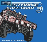 Title screen of the game Test Drive Off-Road 3 on Nintendo Game Boy Color