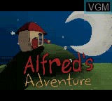 Title screen of the game Alfred's Adventure on Nintendo Game Boy Color