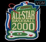 Title screen of the game All-Star Baseball 2000 on Nintendo Game Boy Color