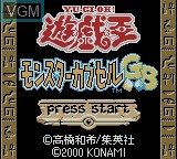 Title screen of the game Yu-Gi-Oh! Monster Capsule GB on Nintendo Game Boy Color