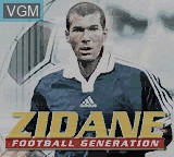 Title screen of the game Zidane - Football Generation on Nintendo Game Boy Color