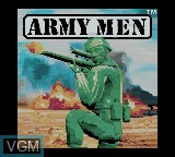 Title screen of the game Army Men on Nintendo Game Boy Color