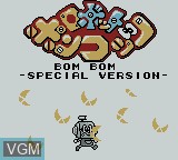 Title screen of the game Robot Ponkottsu - Comic Bom Bom Special Version on Nintendo Game Boy Color