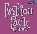 Title screen of the game Barbie - Fashion Pack Games on Nintendo Game Boy Color