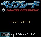Title screen of the game BeyBlade - Fighting Tournament on Nintendo Game Boy Color