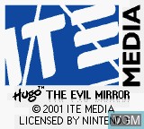 Title screen of the game Hugo - The Evil Mirror on Nintendo Game Boy Color