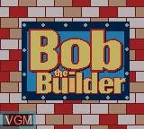 Title screen of the game Bob the Builder - Fix it Fun! on Nintendo Game Boy Color