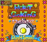 Title screen of the game Pocket Cooking on Nintendo Game Boy Color