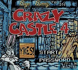 Title screen of the game Bugs Bunny in Crazy Castle 4 on Nintendo Game Boy Color