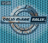 Title screen of the game Colin McRae Rally on Nintendo Game Boy Color