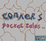 Title screen of the game Conker's Pocket Tales on Nintendo Game Boy Color