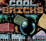 Title screen of the game Cool Bricks on Nintendo Game Boy Color
