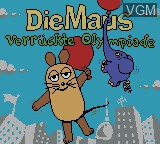 Title screen of the game Maus, Die - Verrueckte Olympiade on Nintendo Game Boy Color