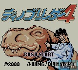 Title screen of the game Dino Breeder 4 on Nintendo Game Boy Color