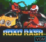 Title screen of the game Road Rash on Nintendo Game Boy Color