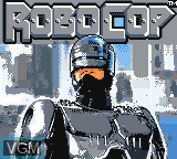 Title screen of the game Robocop on Nintendo Game Boy Color
