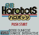 Title screen of the game GB Harobots on Nintendo Game Boy Color