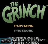 Title screen of the game Grinch, The on Nintendo Game Boy Color