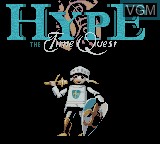 Title screen of the game Hype - The Time Quest on Nintendo Game Boy Color