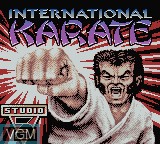 Title screen of the game International Karate 2000 on Nintendo Game Boy Color