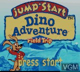 Title screen of the game JumpStart - Dino Adventure Field Trip on Nintendo Game Boy Color