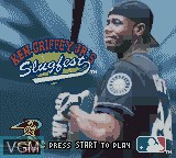 Title screen of the game Ken Griffey Jr.'s Slugfest on Nintendo Game Boy Color