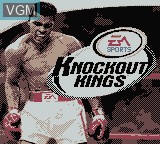 Title screen of the game Knockout Kings on Nintendo Game Boy Color