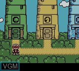 Menu screen of the game Soreike! Anpanman - 5tsu no Tou no Ousama on Nintendo Game Boy Color
