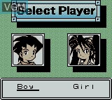 Menu screen of the game Survival Kids - Kotou no Boukensha on Nintendo Game Boy Color
