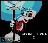 Menu screen of the game Titus the Fox on Nintendo Game Boy Color