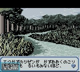 Menu screen of the game Tsuri Sensei 2 on Nintendo Game Boy Color