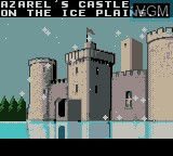 Menu screen of the game Warlocked on Nintendo Game Boy Color