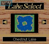 Menu screen of the game Zebco Fishing on Nintendo Game Boy Color